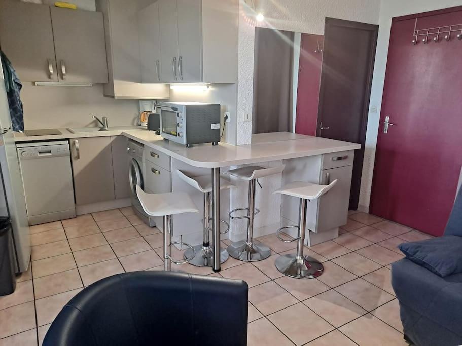 Appartement Le Florid Cap D'Agde, T2 , 4 Pers, 200M Plage, Terrasse Buitenkant foto